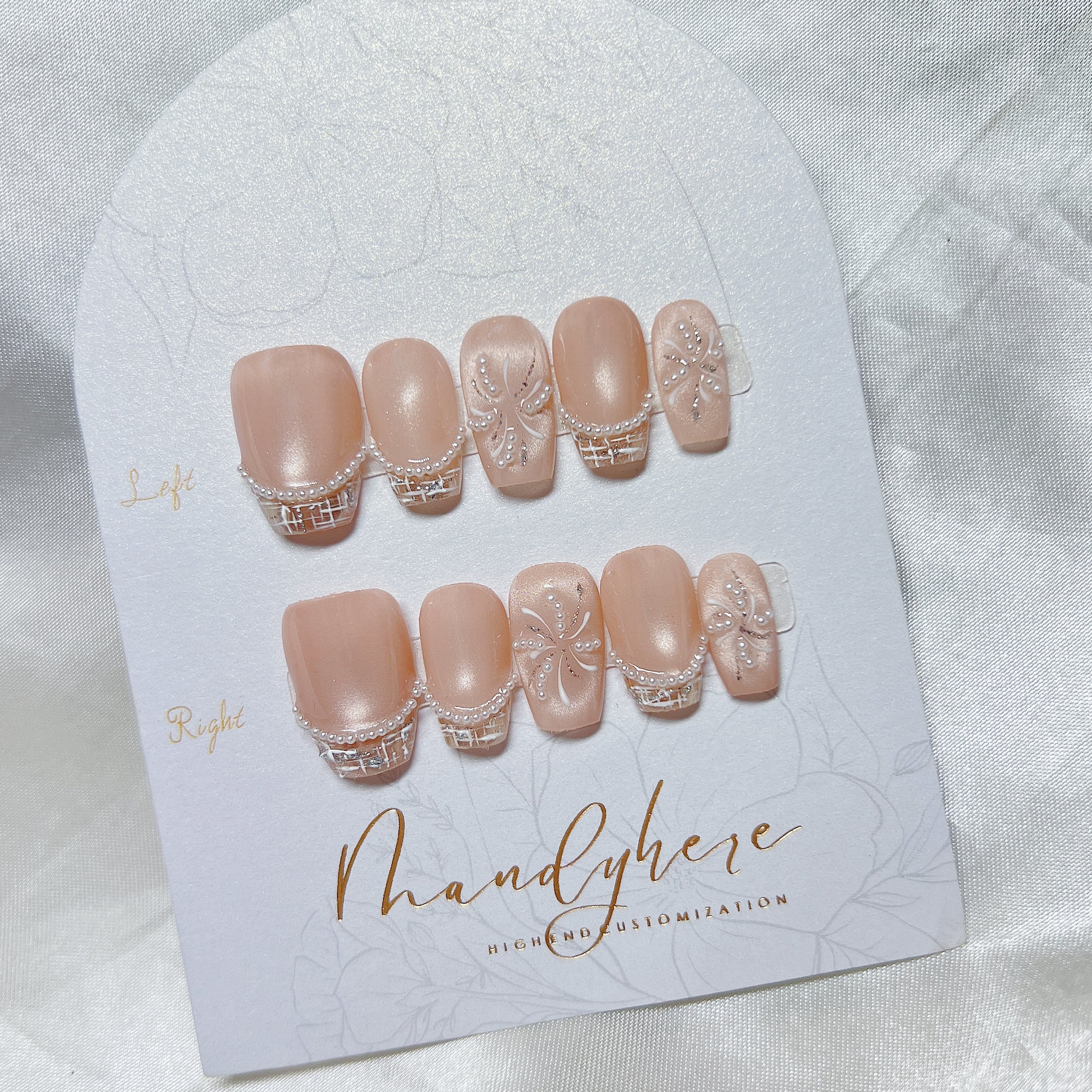 穿戴甲 煙花小香法式 A06