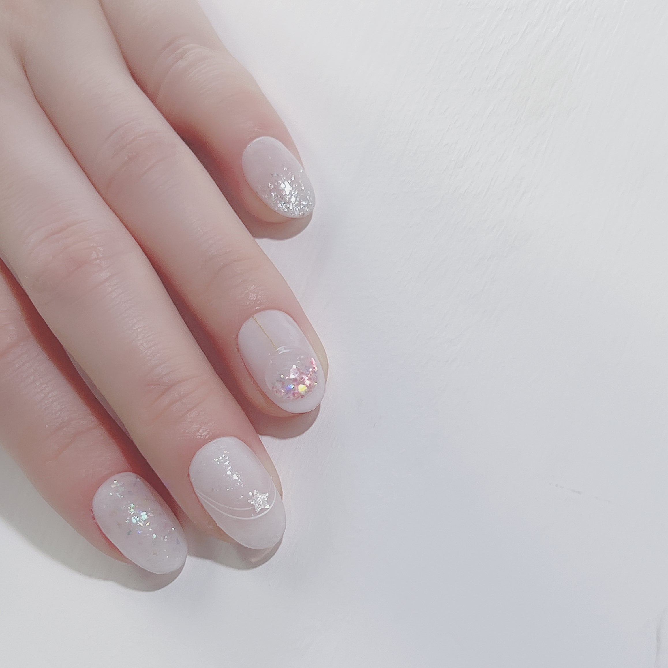 穿戴甲 MANDYHERE C14 白色聖誕樹 Christmas