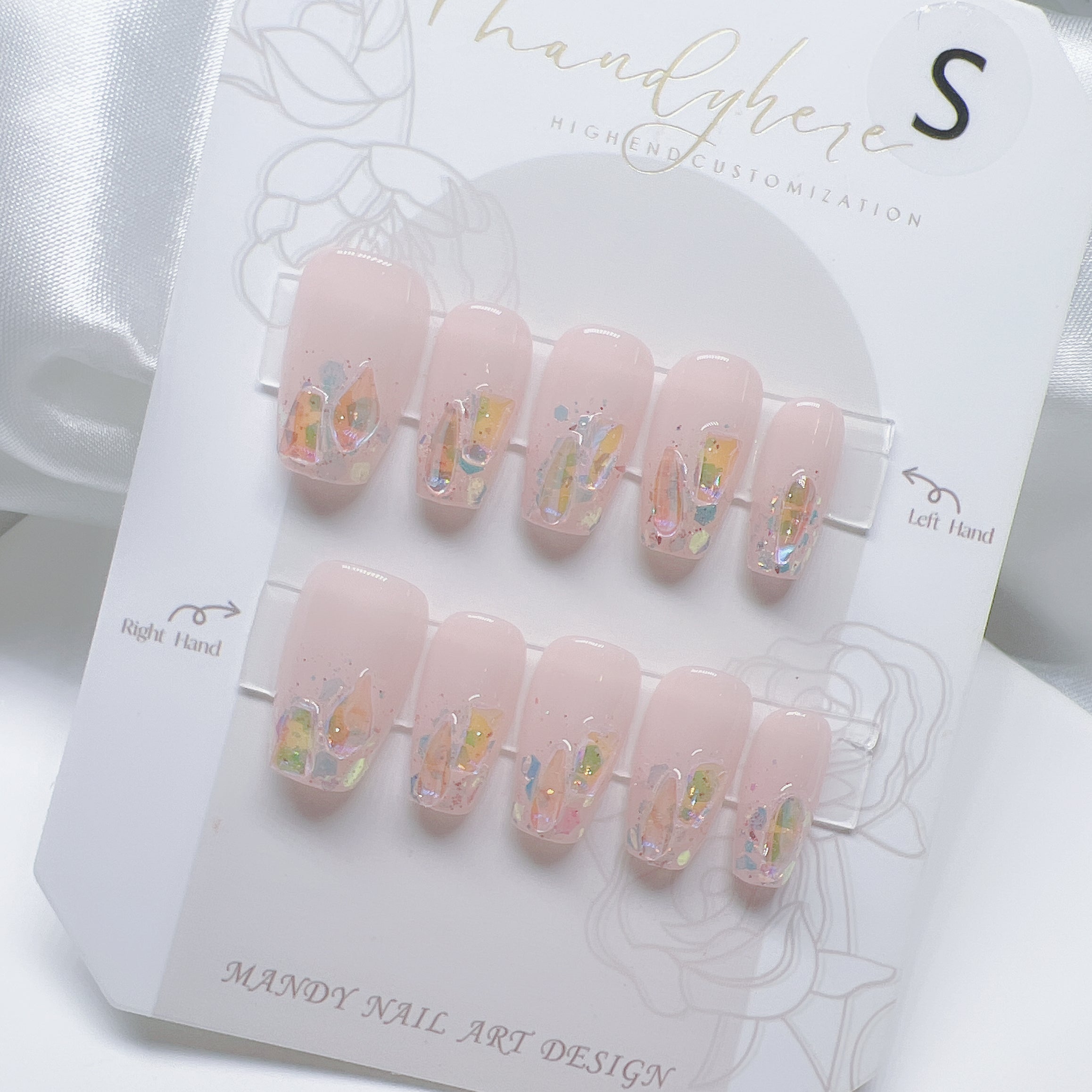 穿戴甲 玻璃閃石 O16 SALE