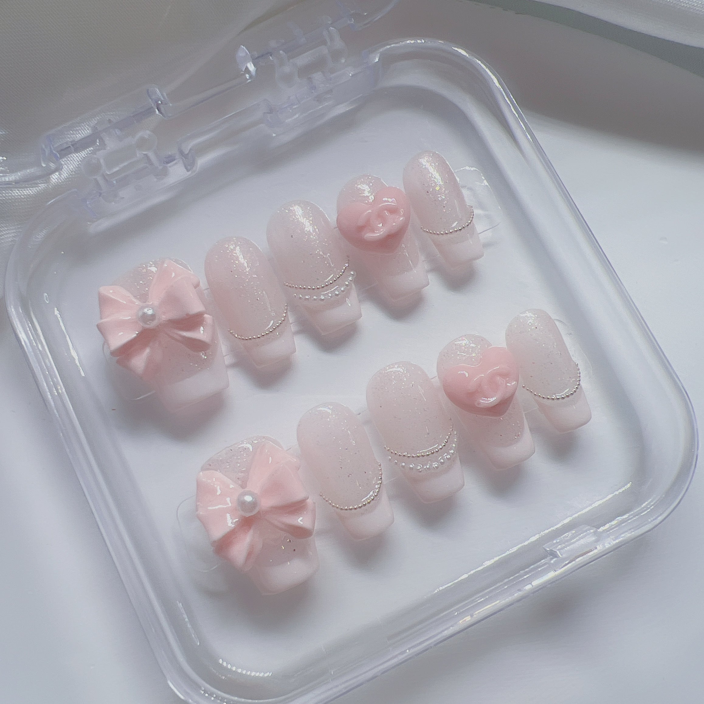 穿戴甲 A04 甜美小香法式 Grand
