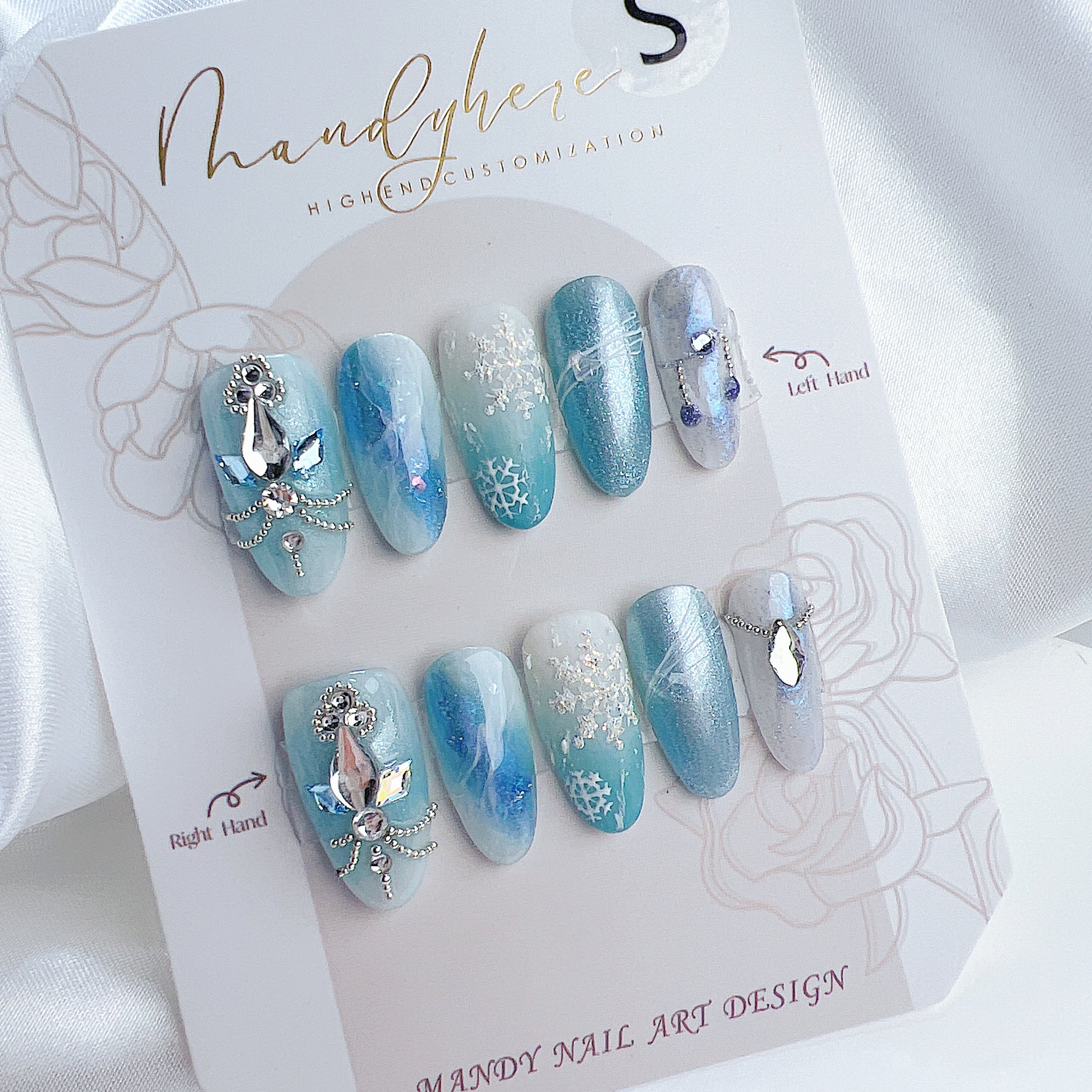 穿戴甲 P02 冰雪世界 Fairytale