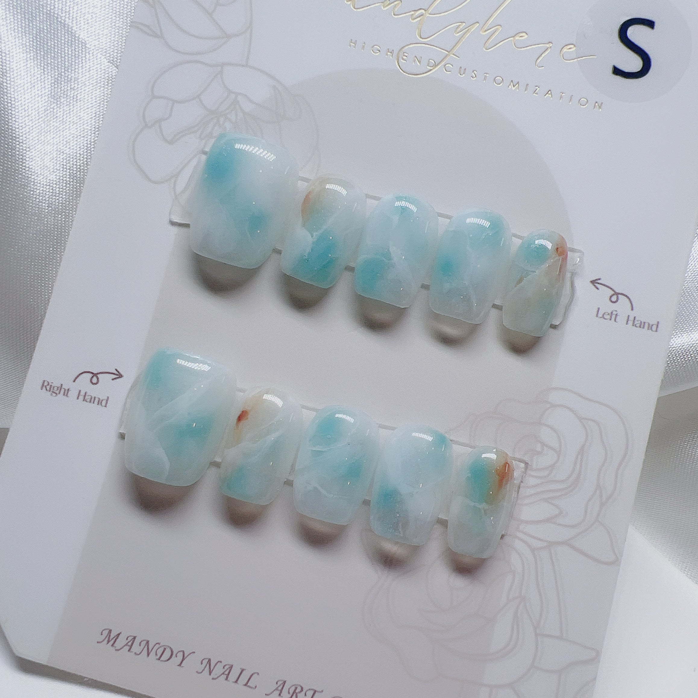 暈染冰川藍洋 L12 Clear