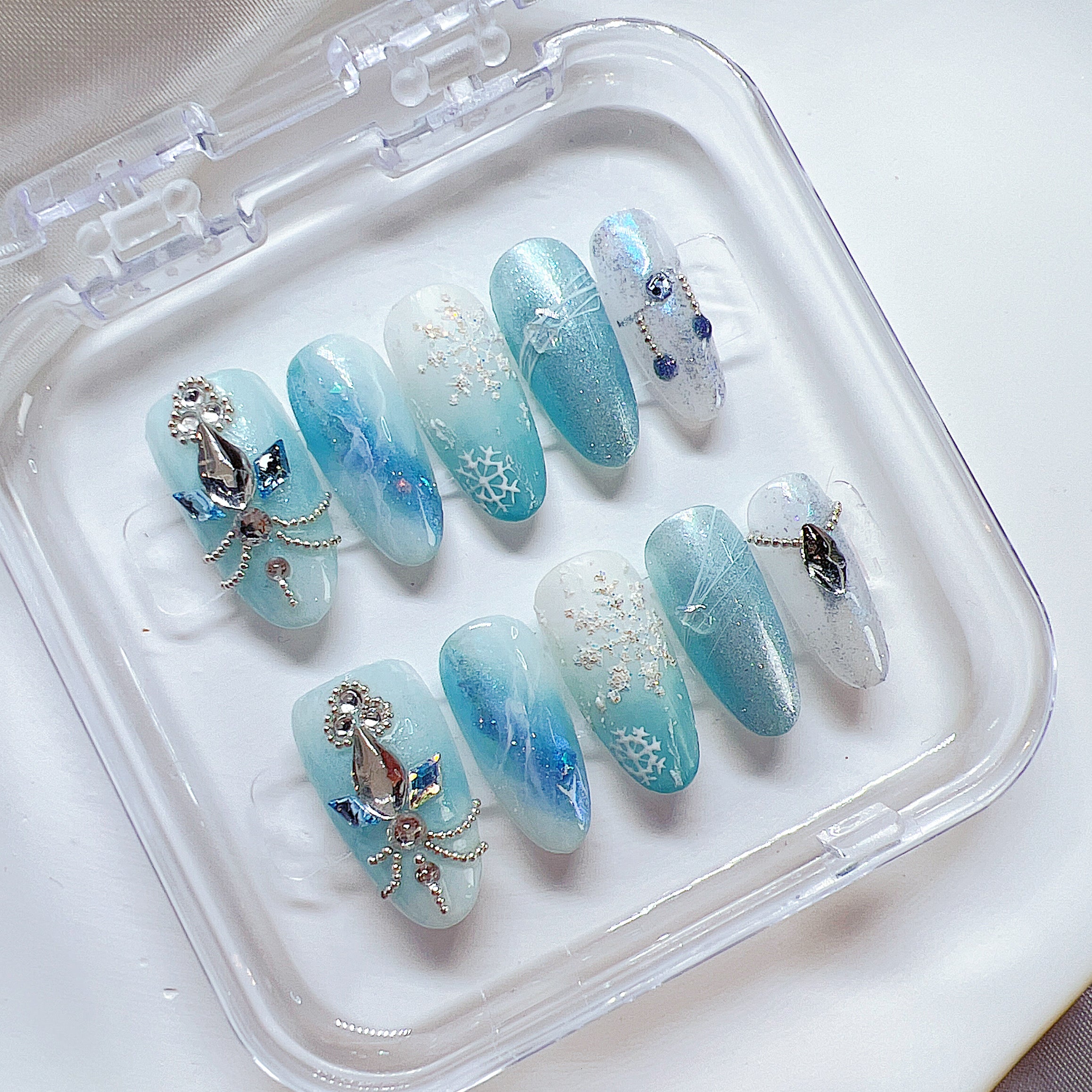 穿戴甲 P02 冰雪世界 Fairytale