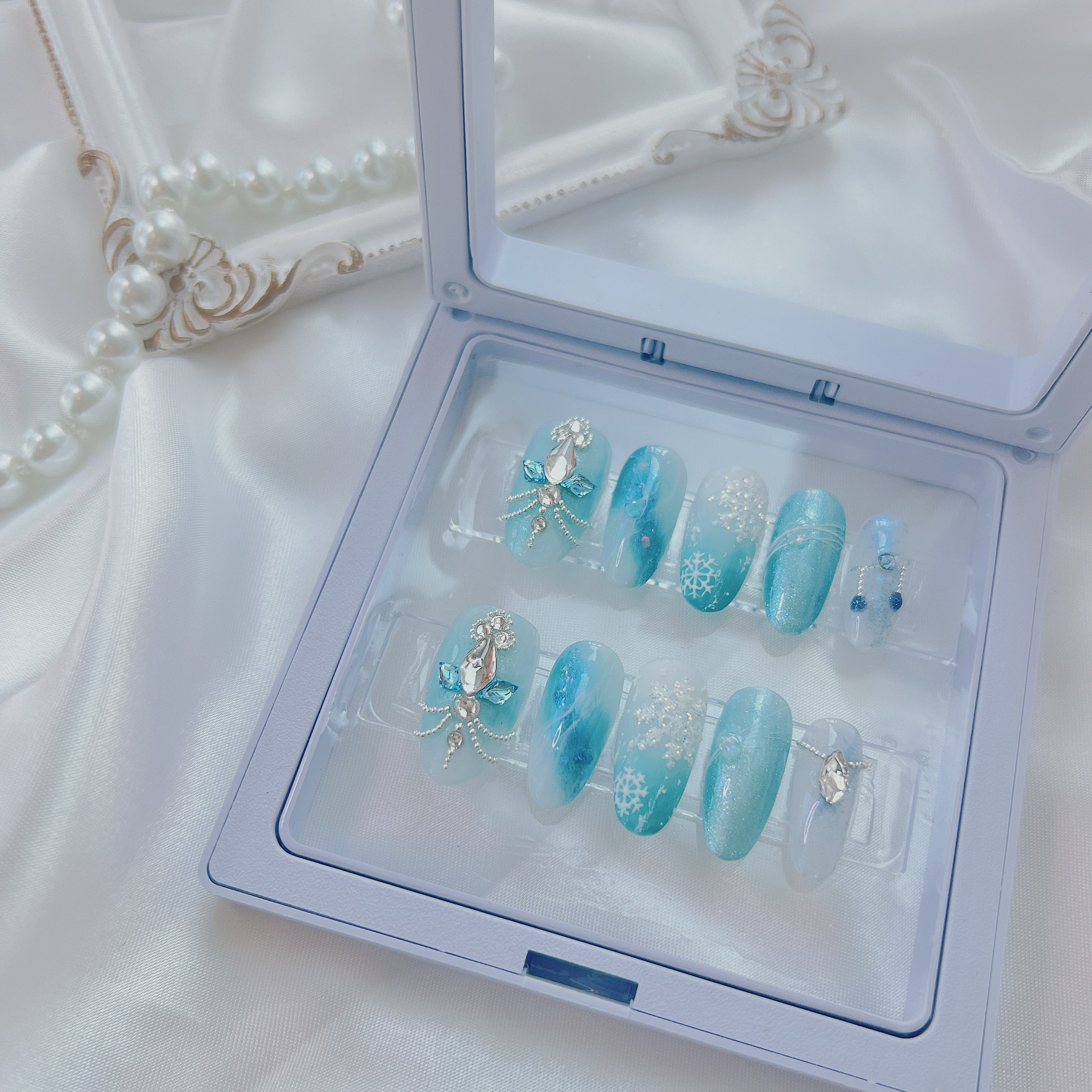 穿戴甲 P02 冰雪世界 Fairytale