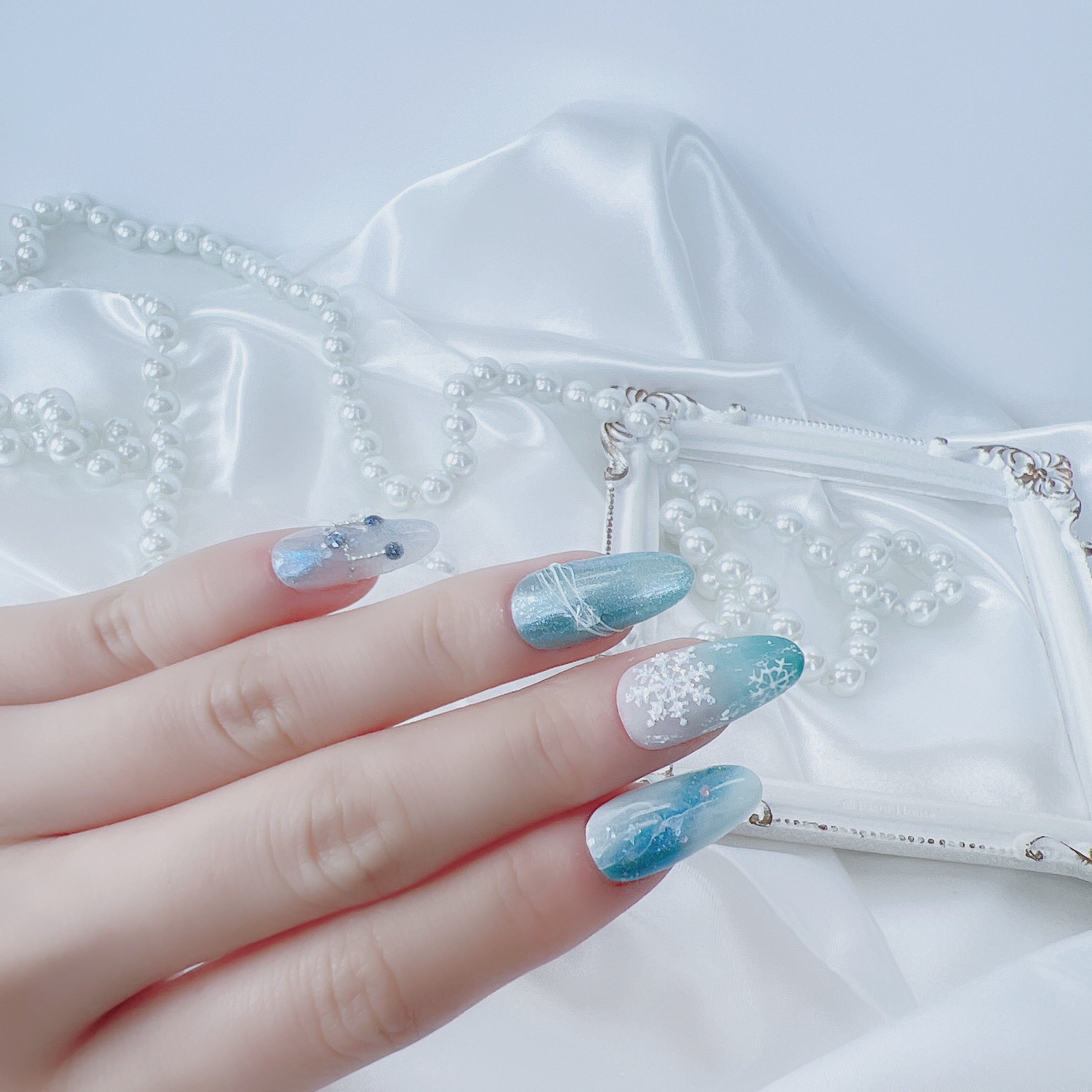 穿戴甲 P02 冰雪世界 Fairytale