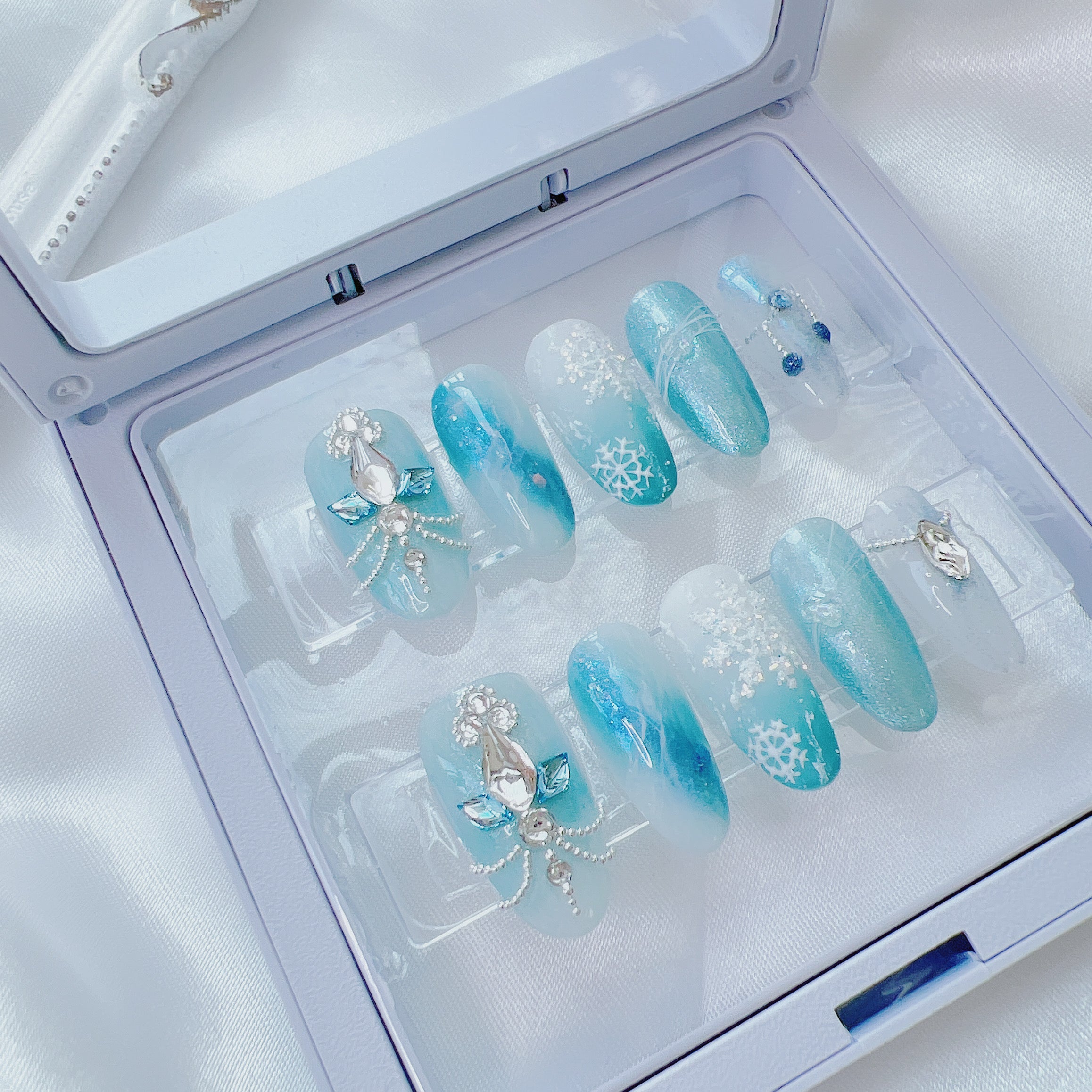 穿戴甲 P02 冰雪世界 Fairytale