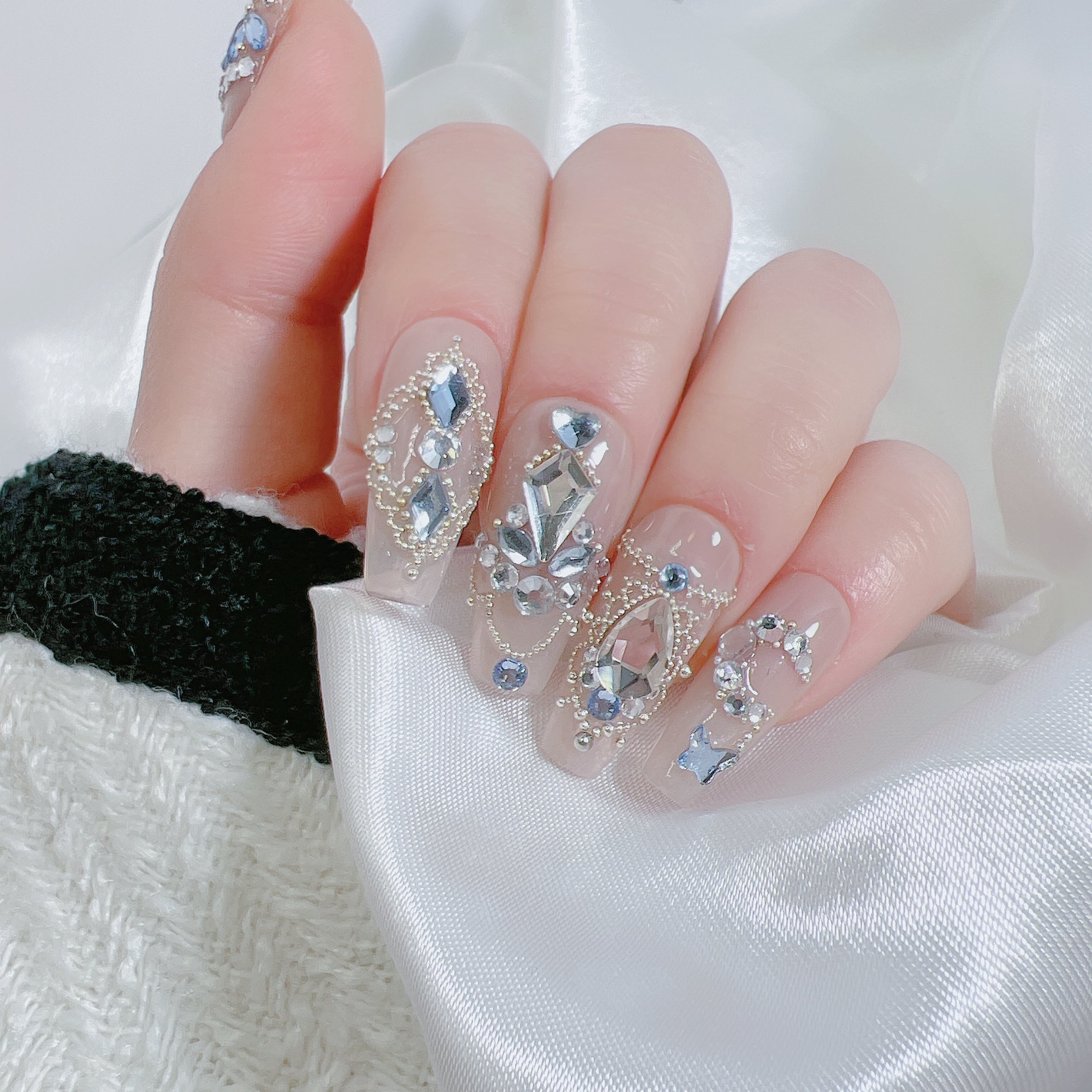 穿戴甲 鋼珠拼鑽 S16 Swarovski