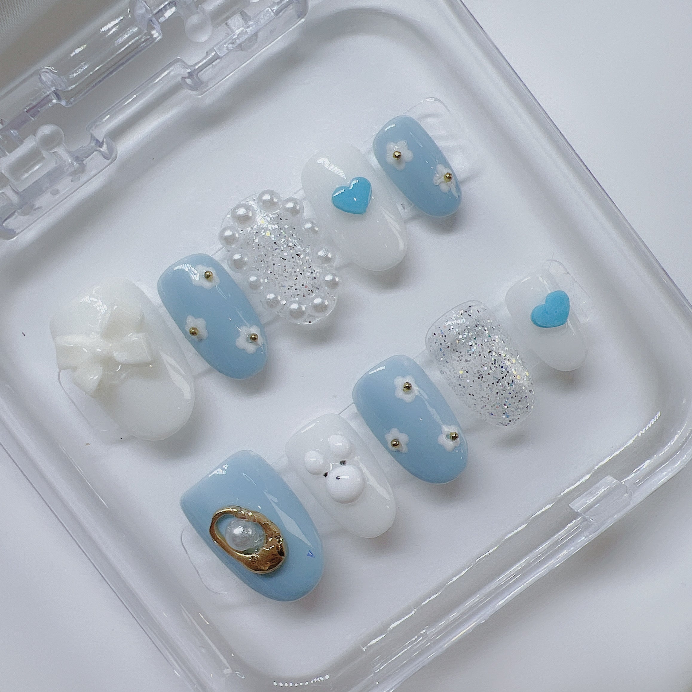 Fresh ｜ Blue Little Snow Bear E09