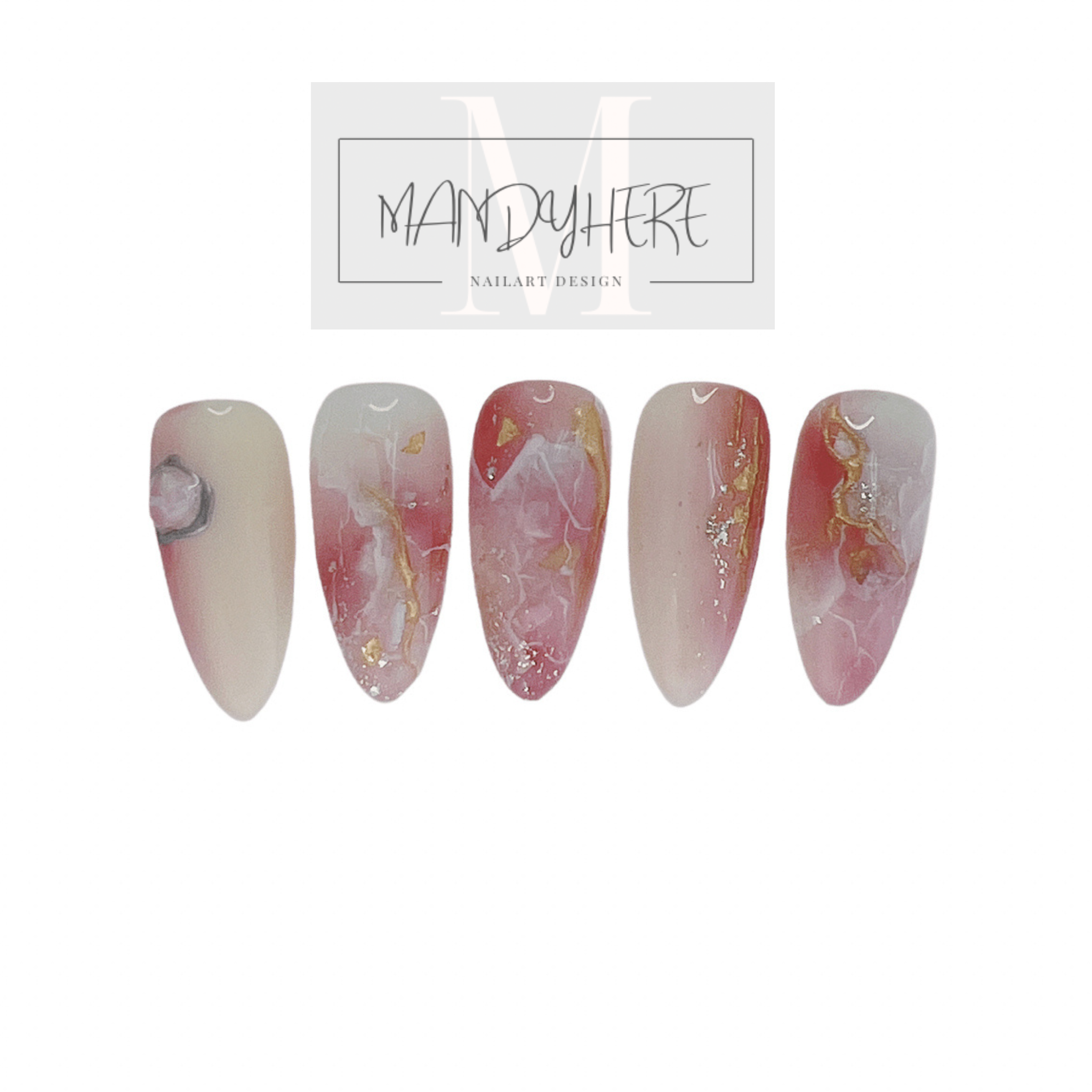 Marble ｜ Strawberry Milk H08